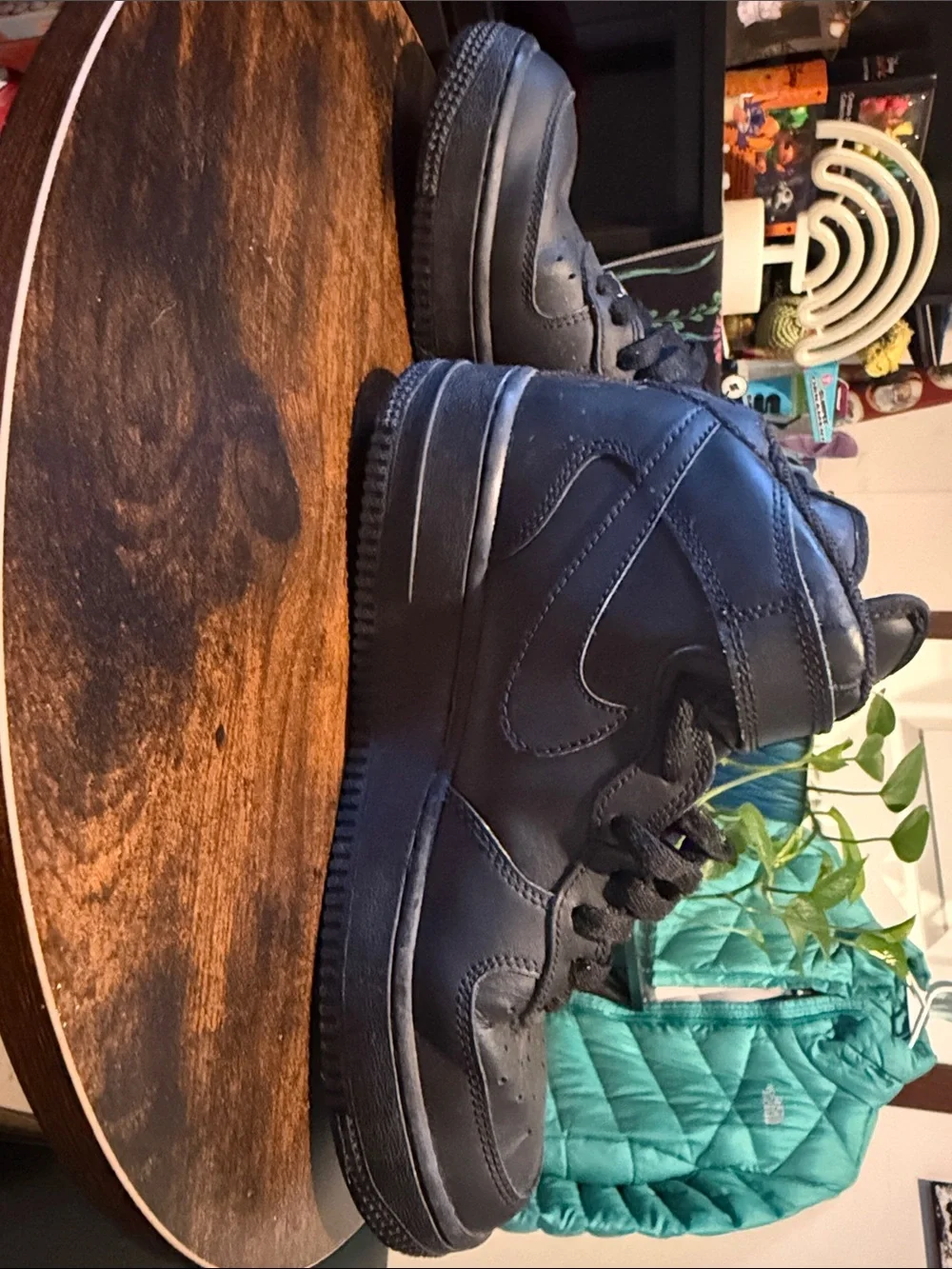 All-Black High Top Sneakers